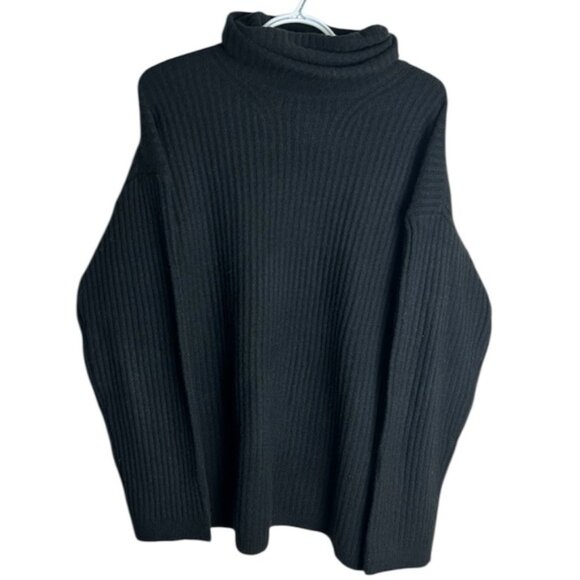 Sweaters - Oak + Fort Oversized Ribbed Turtleneck Sweater